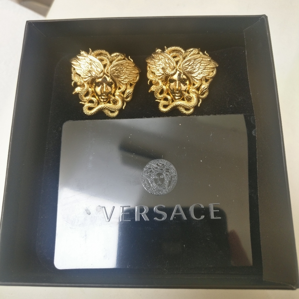 Versace Medusa earrings